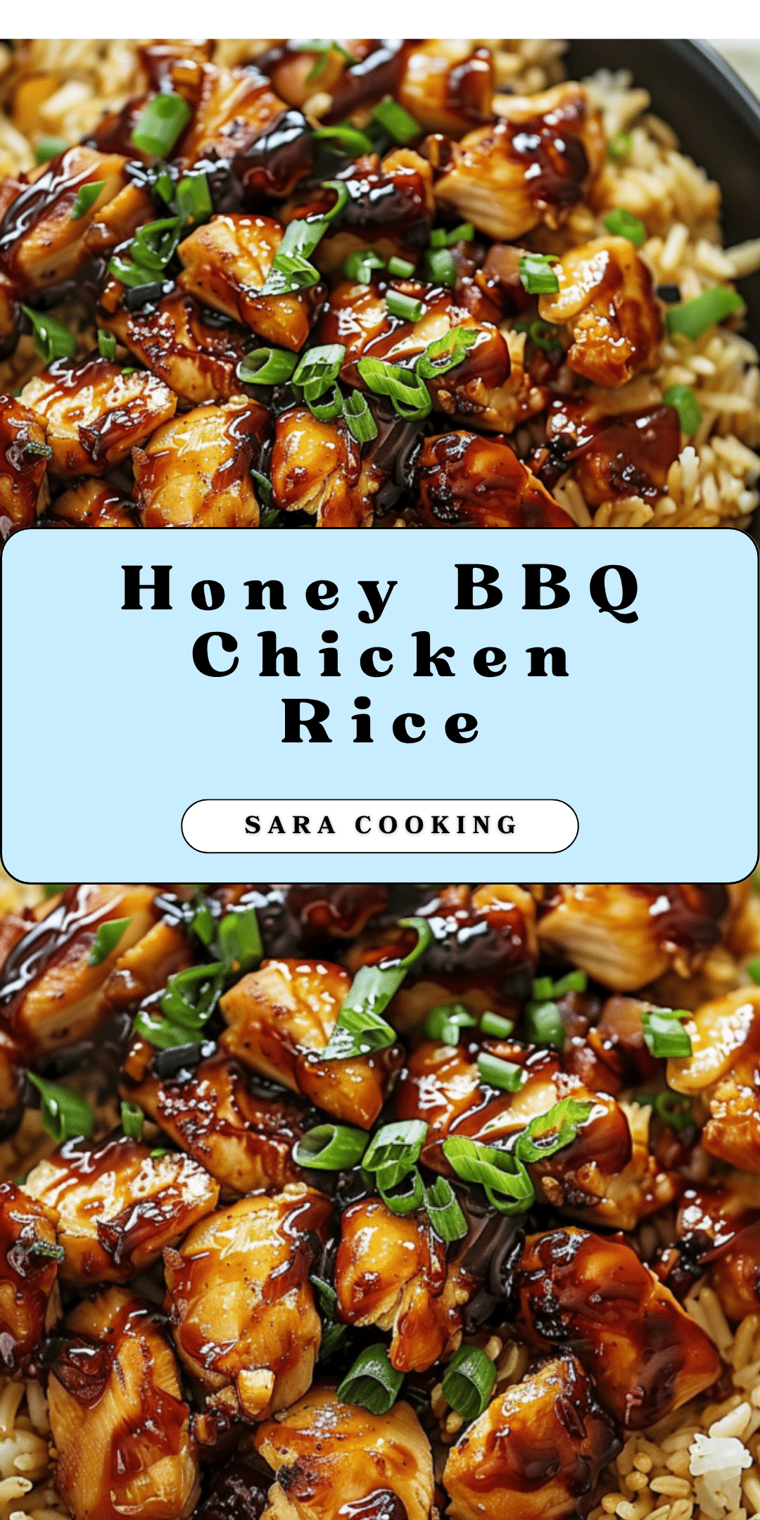 Honey BBQ Chicken Rice | Sara Cooking