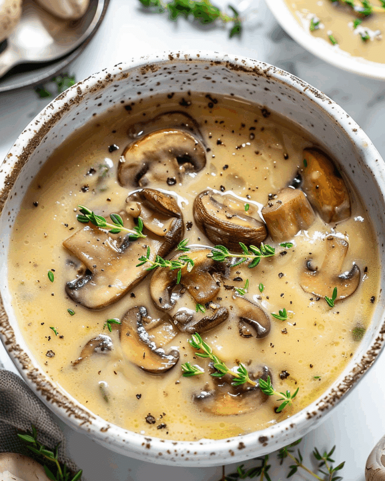 The Best Cream of Mushroom Soup