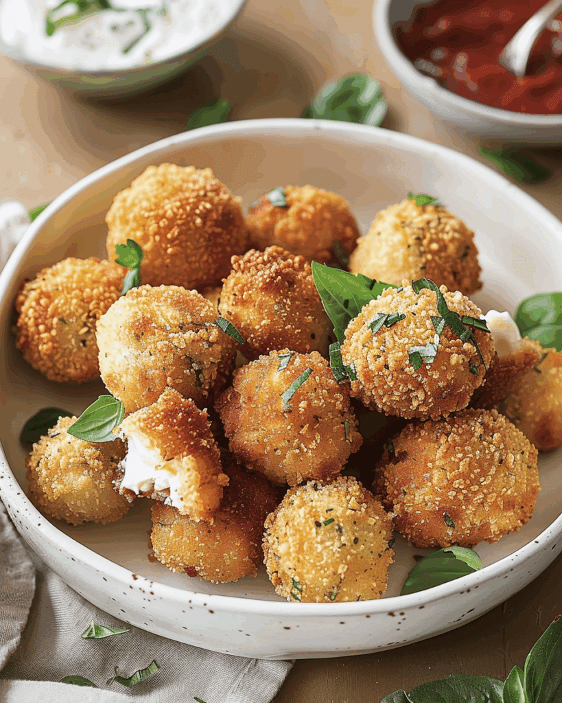 Air Fryer Mozzarella Balls