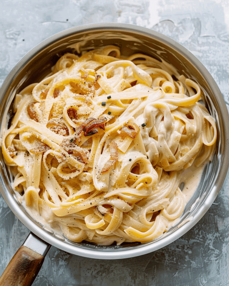 Creamy Caramelized Onion Pasta Recipe