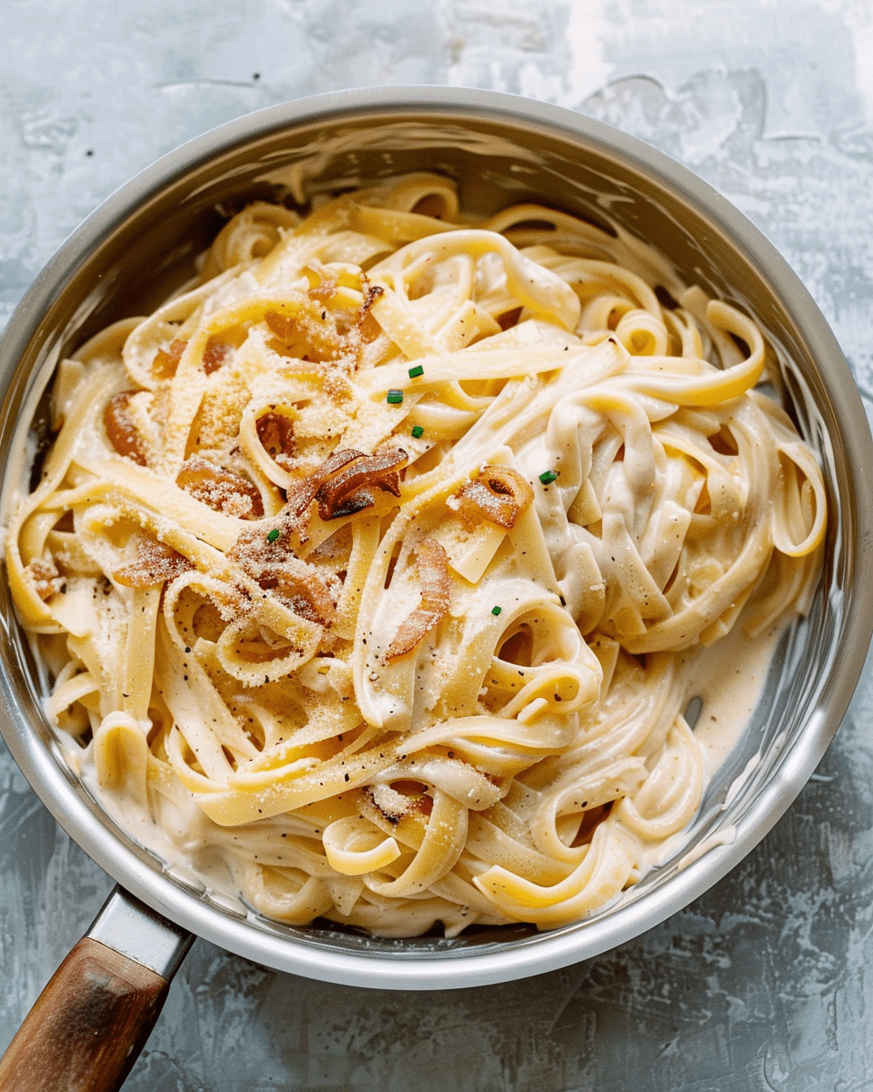 Creamy Caramelized Onion Pasta Recipe