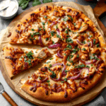 Homemade BBQ Chicken Pizza