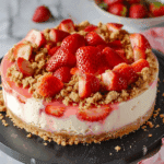 Strawberry Crunch Cheesecake