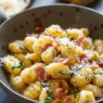 Gnocchi Carbonara