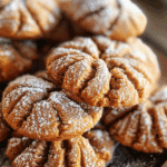 Churro Crinkle Cookies with Cinnamon Sugar