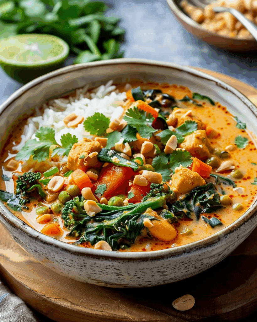 Crockpot Thai Peanut Stew