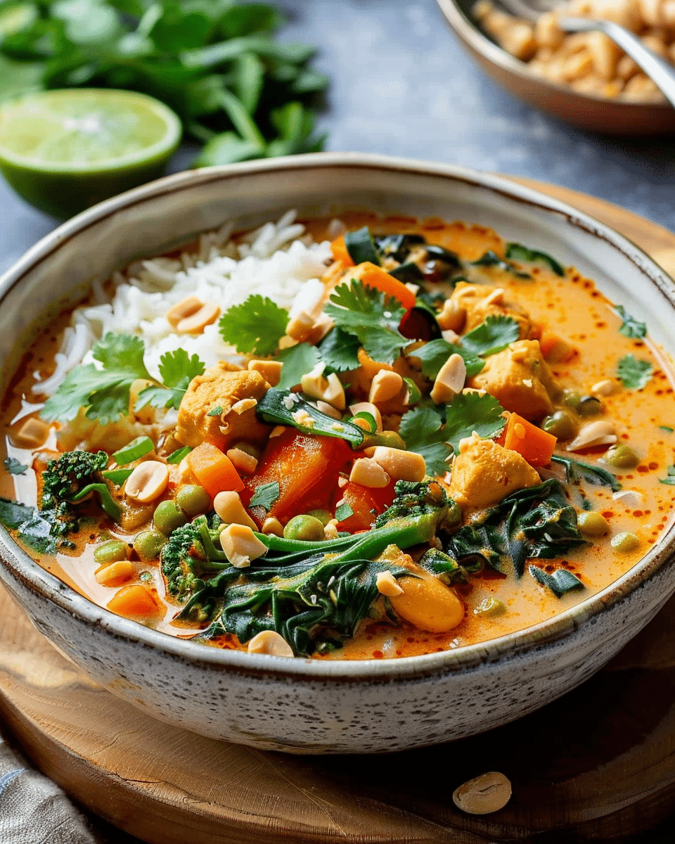 Crockpot Thai Peanut Stew
