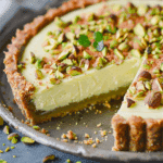Vegan White Chocolate Pistachio Tart Recipe