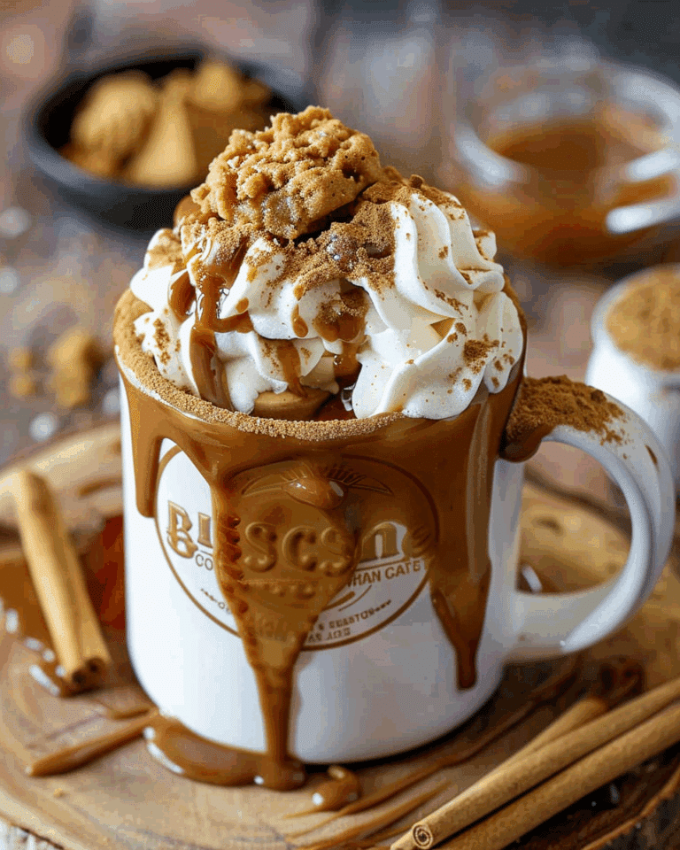 1‑Minute Biscoff Mug Cake