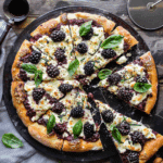 Blackberry Basil Ricotta Pizza