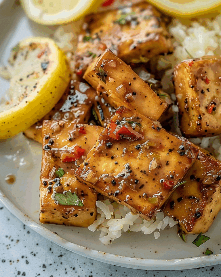 Lemon Pepper Tofu