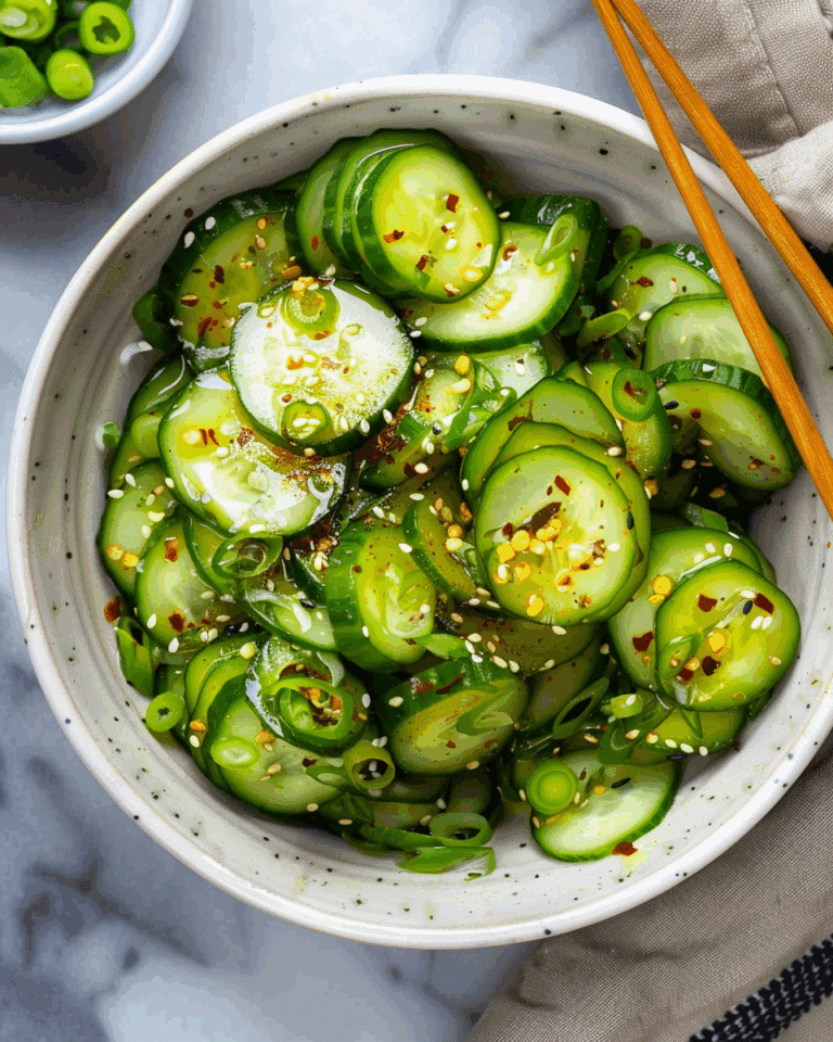 Spicy Korean Cucumber Salad