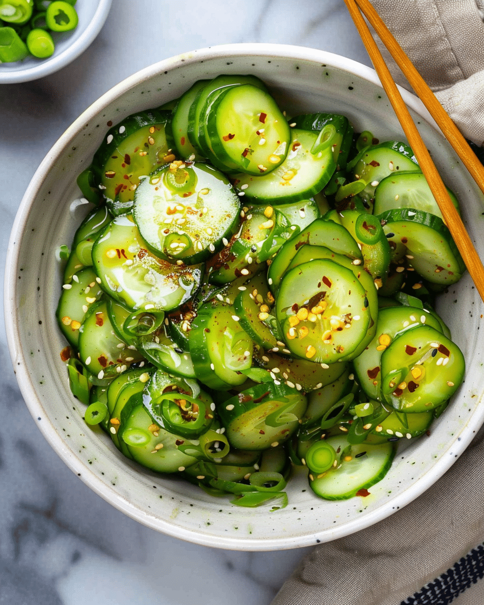 Spicy Korean Cucumber Salad