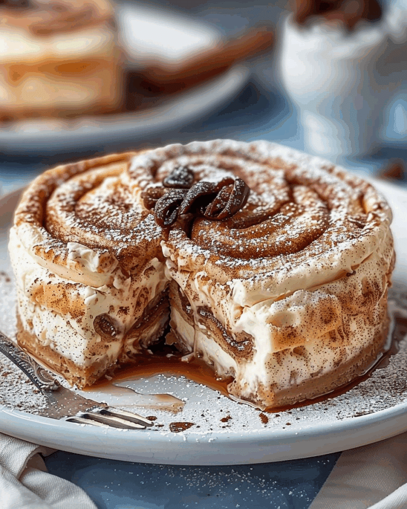 Cinnamon Roll Cheesecake