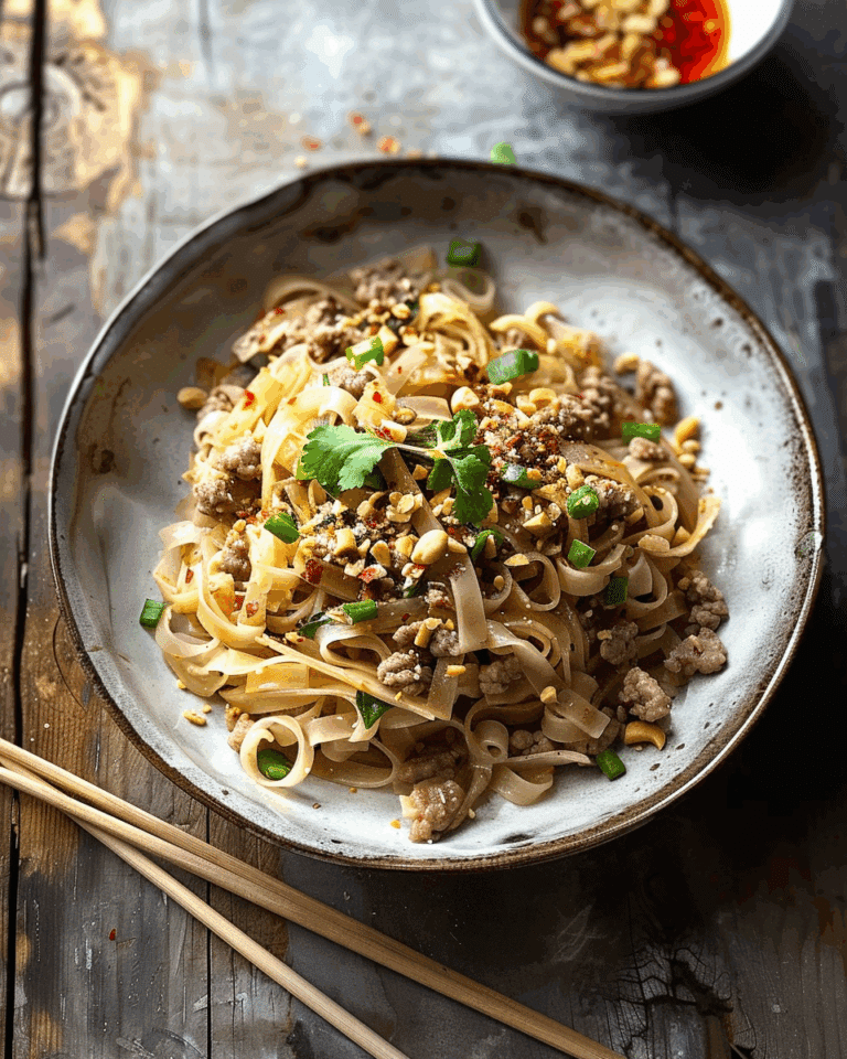 Ground Beef Pad Thai