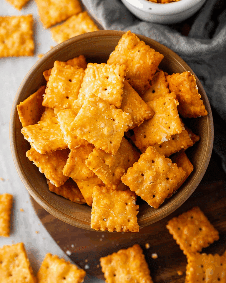Homemade Cheez‑Its