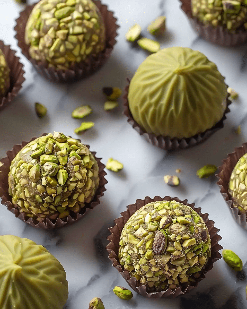 Pistachio Brigadeiros