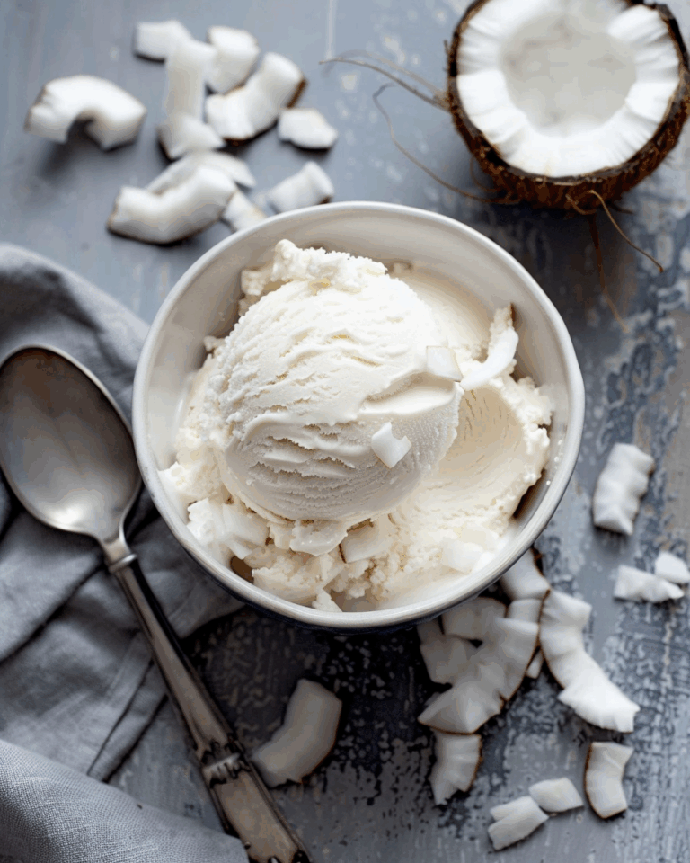 Easy Coconut Ice Cream (Vegan)