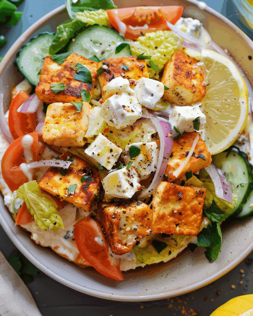 The Best Vegan Greek Tofu