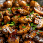 Pepper Chicken with Mushrooms