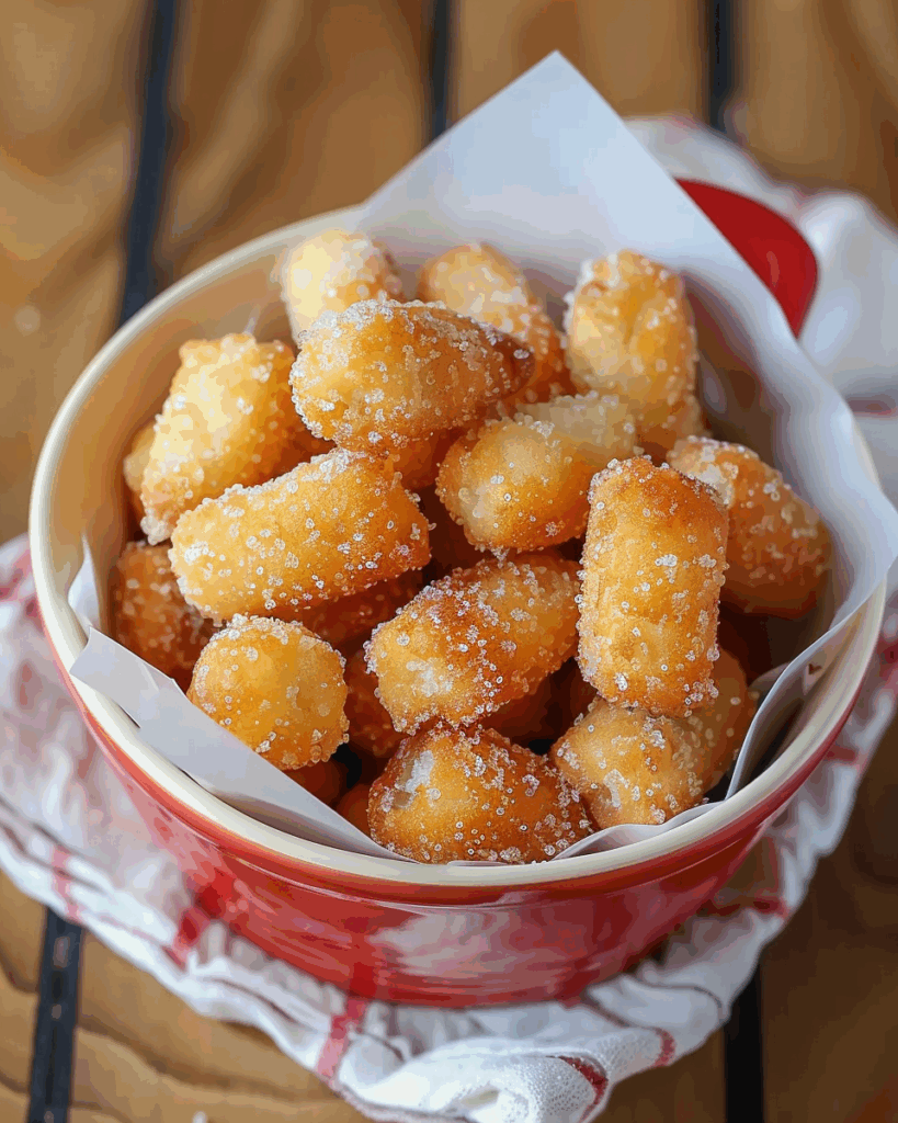Crispy Eggless Churro Bites