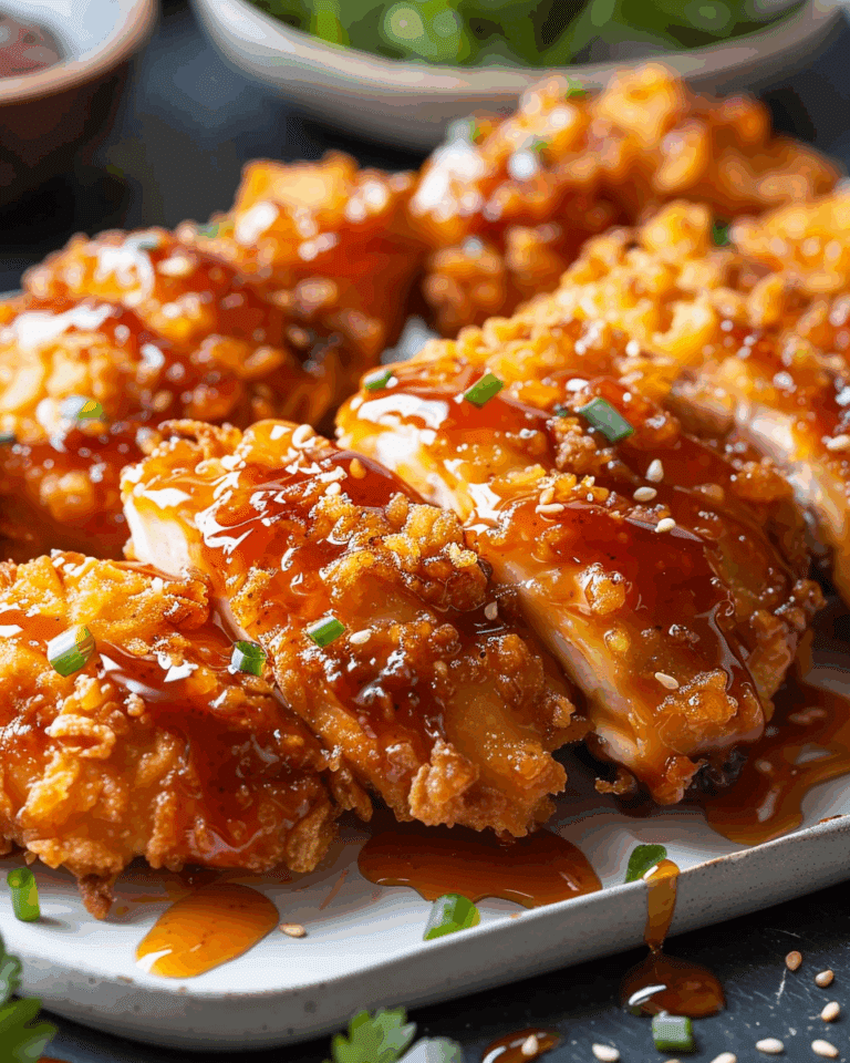 Baked Crunchy Hot Honey Chicken Recipe