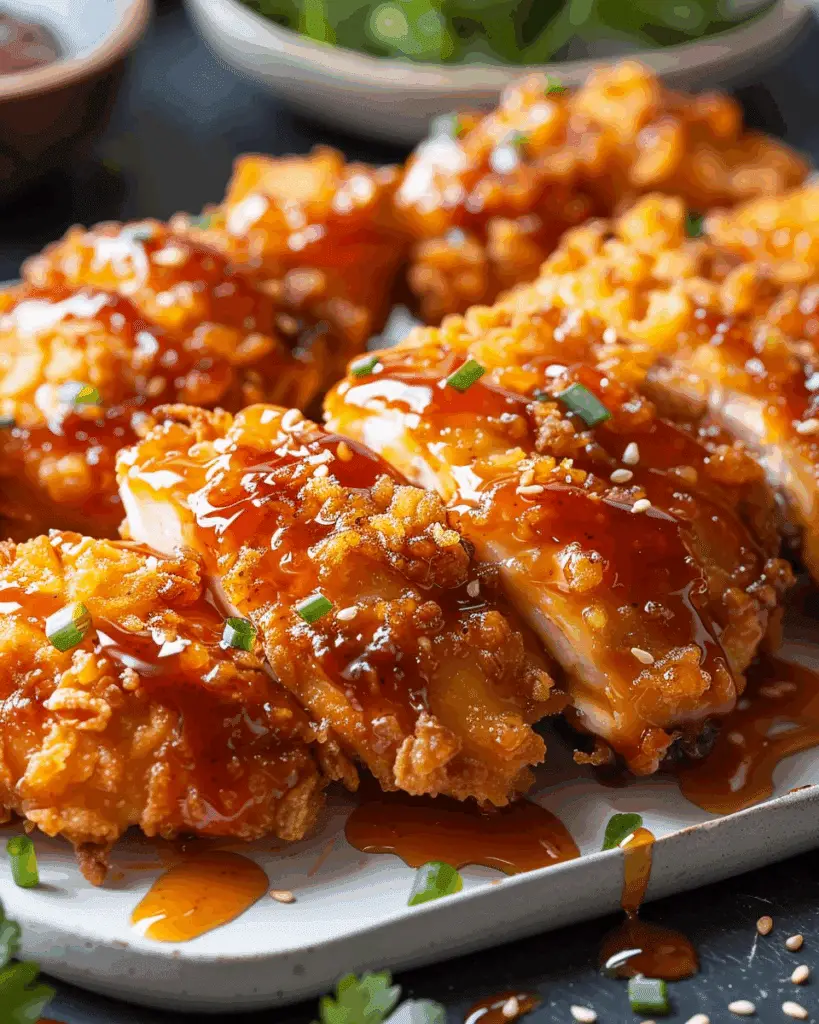 Baked Crunchy Hot Honey Chicken Recipe