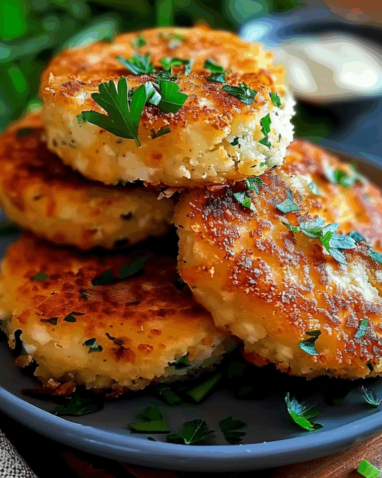 Cheesy Cauliflower Patties