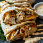 Cheesy Chicken Wraps