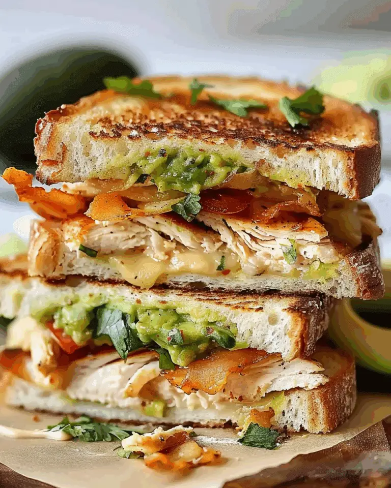 Chicken Avocado Melt Sandwich
