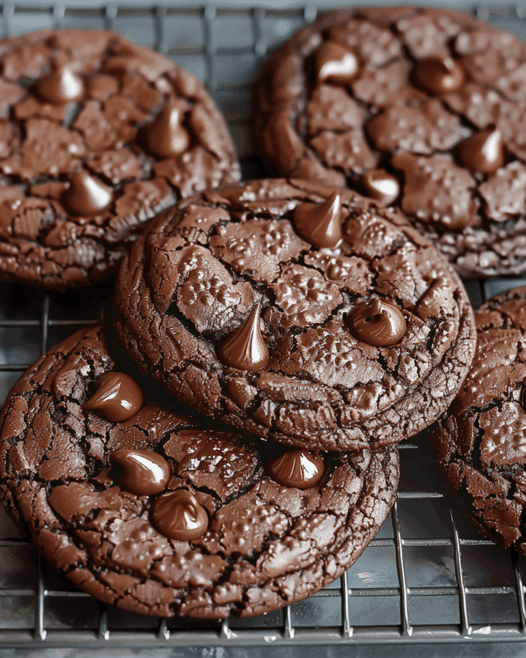 Low‑Calorie Double Chocolate Cookies