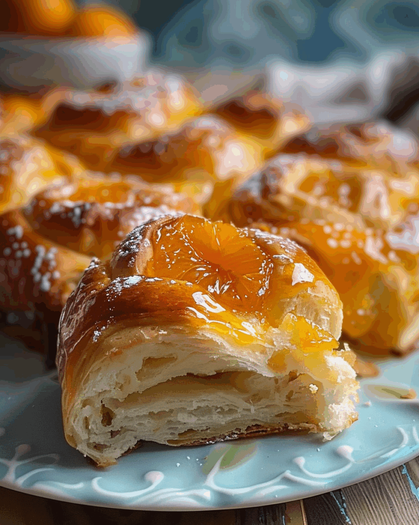 Orange Blossom Apricot Rolls
