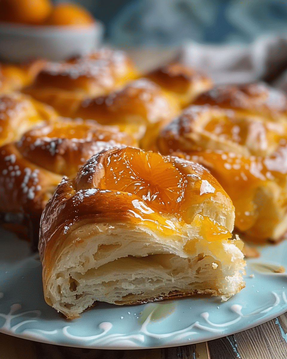 Orange Blossom Apricot Rolls