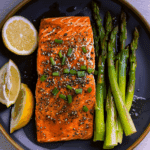 Salmon with Brown Sugar Garlic Glaze