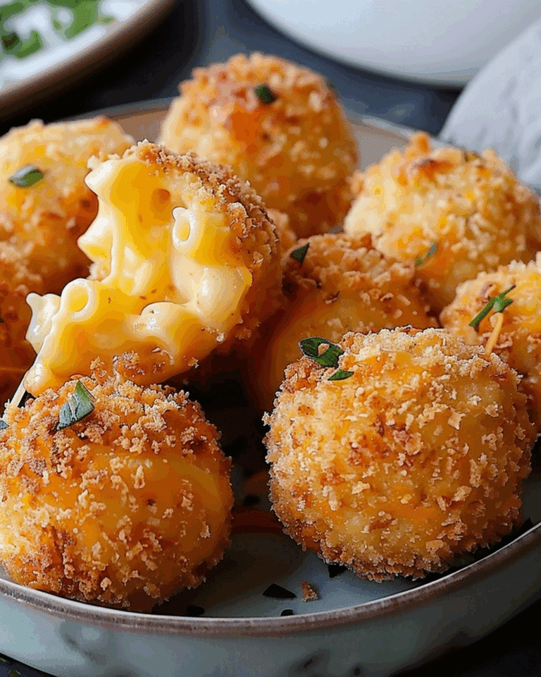 Air Fryer Fried Macaroni and Cheese Balls