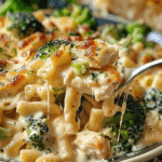 Chicken and Broccoli Alfredo Bake