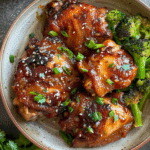 Easy Soy Garlic Chicken Thighs Recipe