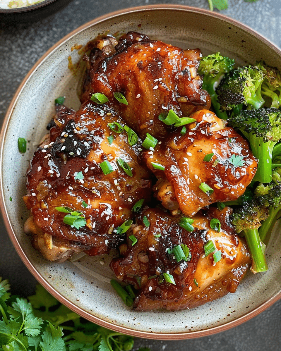 Easy Soy Garlic Chicken Thighs Recipe