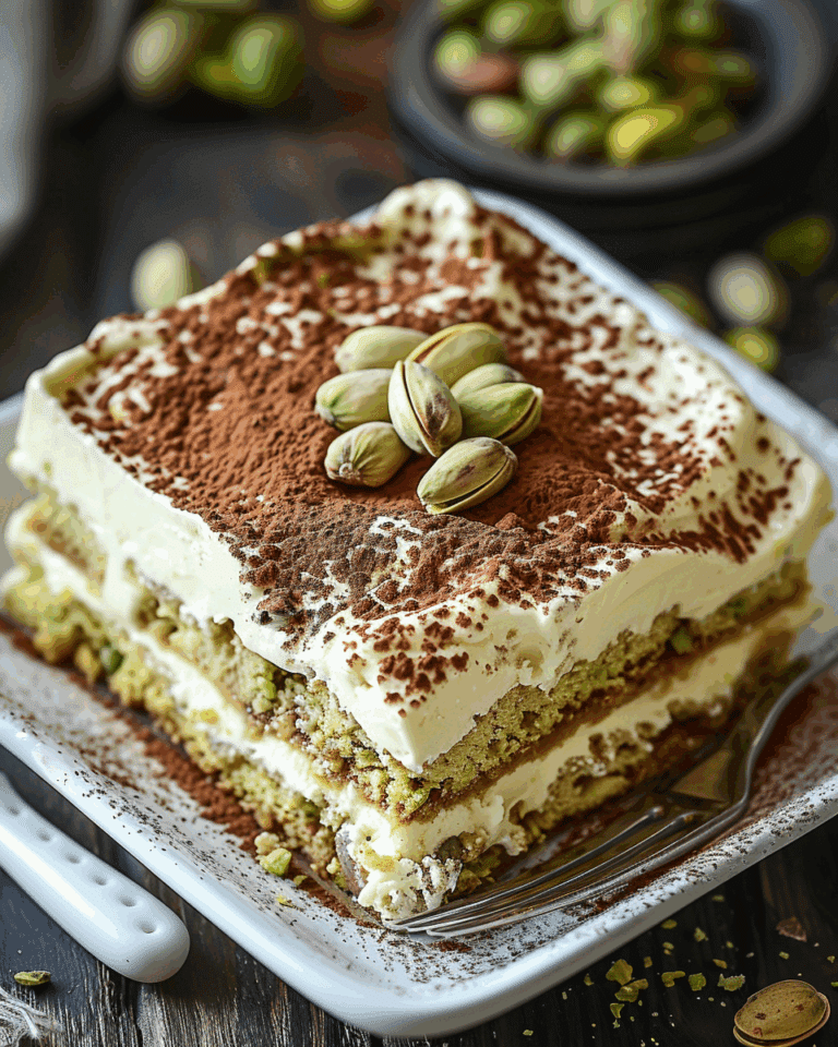 Pistachio Tiramisu