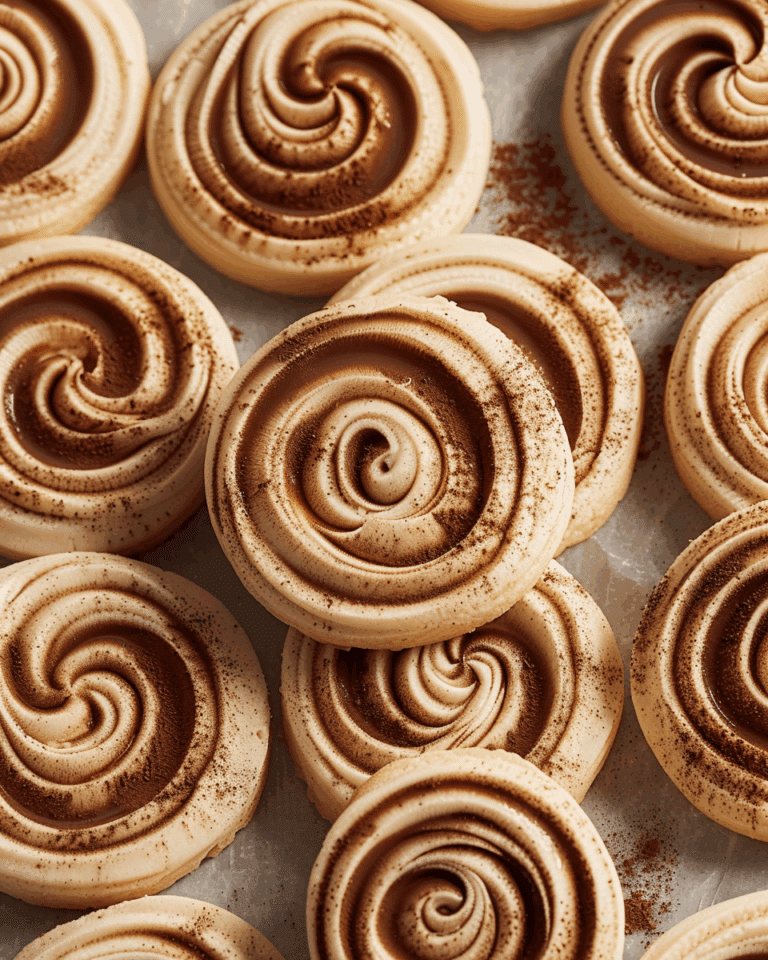 Cappuccino Swirl Cookies