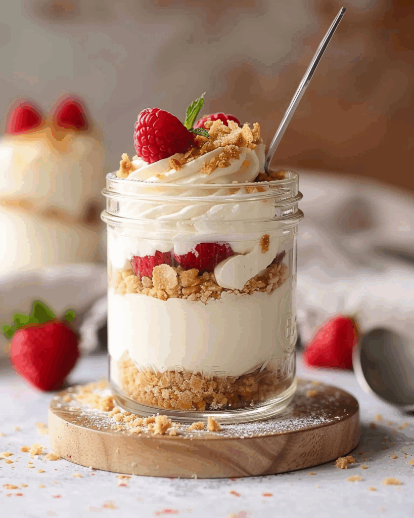 High Protein Cheesecake Jars