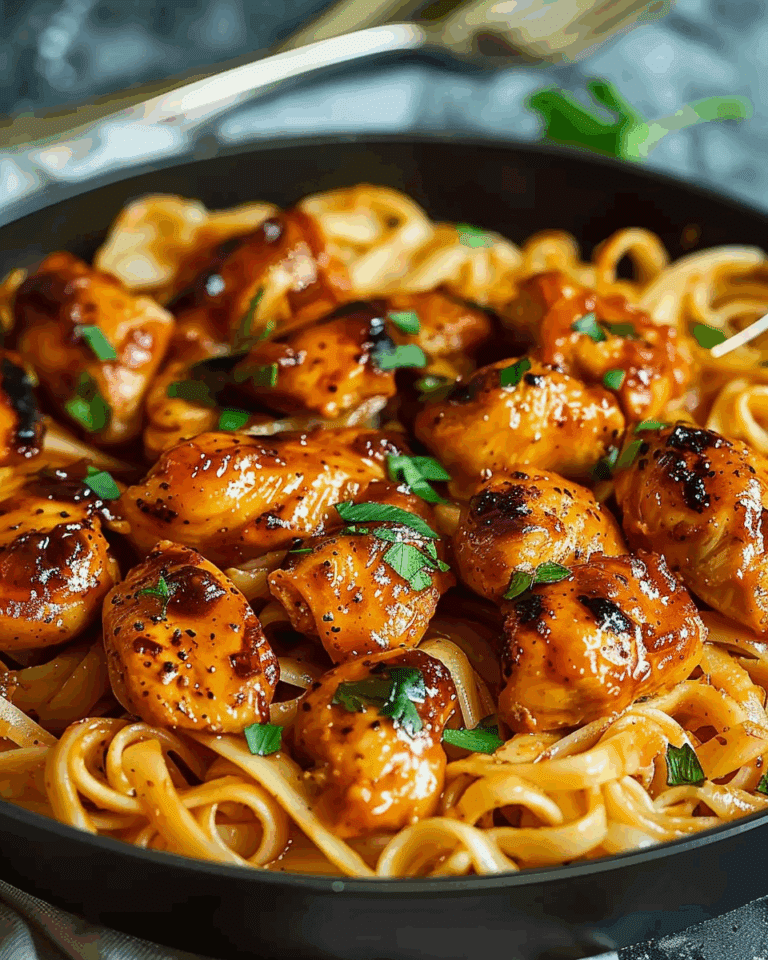 Spicy Cajun Honey Butter Chicken & Pasta Recipe
