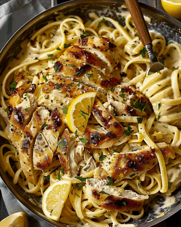 Creamy Lemon Chicken Pasta Recipe
