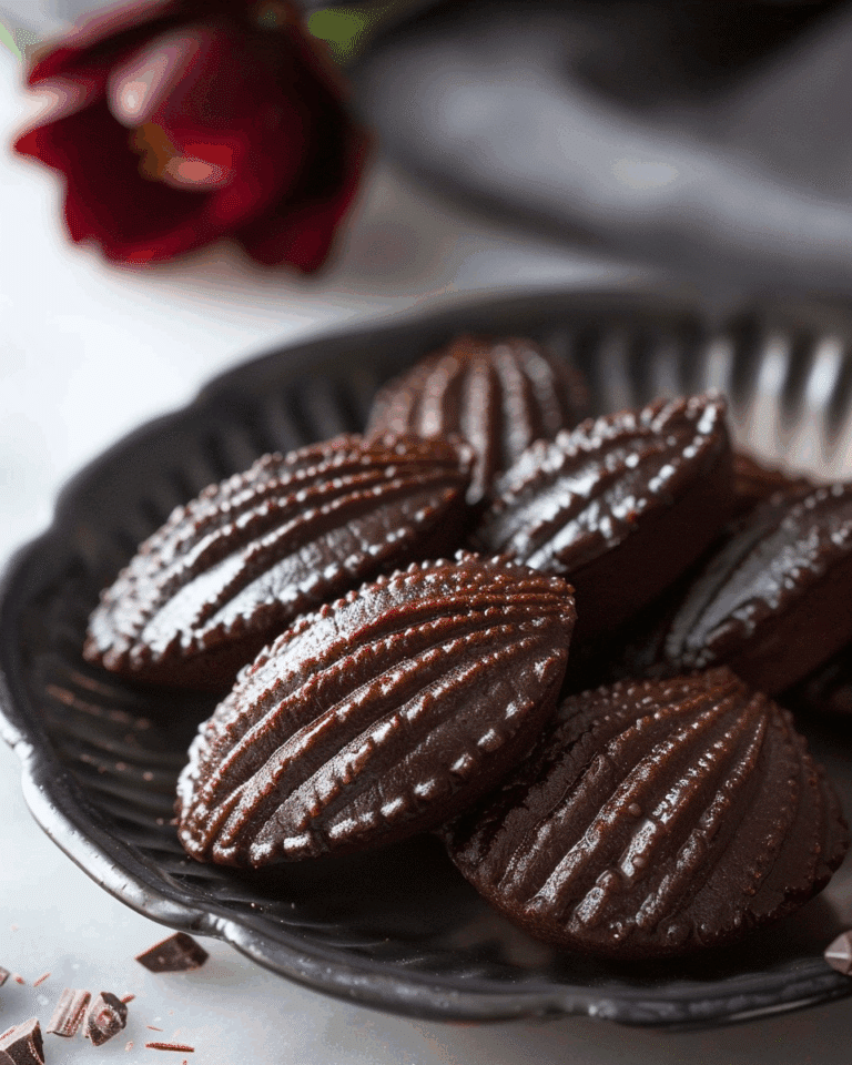 Easy Chocolate Madeleines