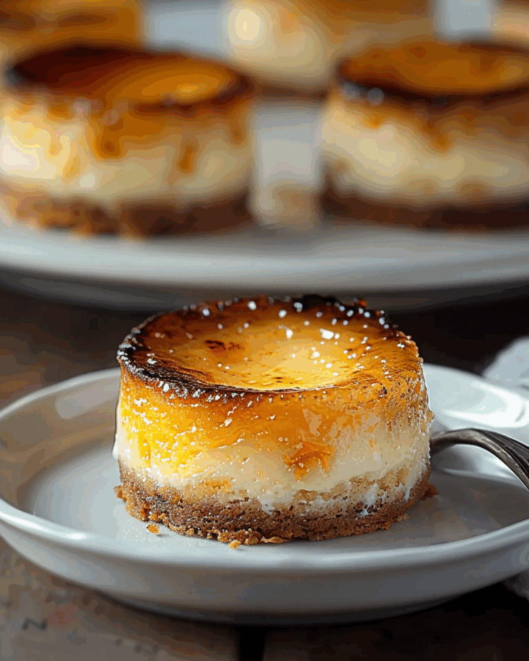 Mini Crème Brûlée Cheesecakes – Decadent Dessert