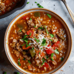 Instant Pot Stuffed Pepper Soup