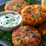 Ultimate Mediterranean Lemon Chickpea Patties with Yogurt Sauce