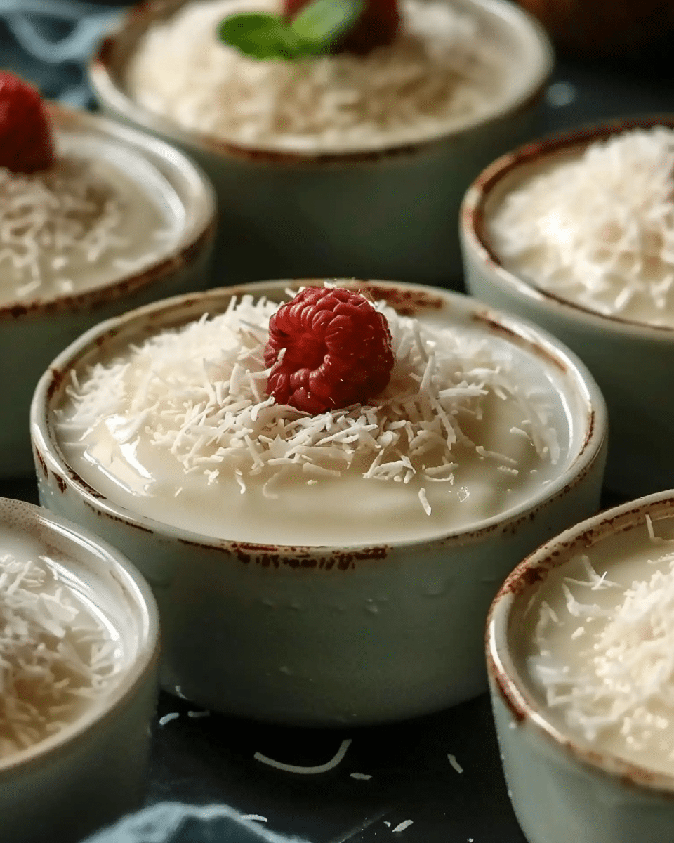 Thai Coconut Custard (Khanom Thuai)