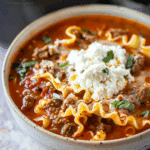 Spinach Lasagna Soup