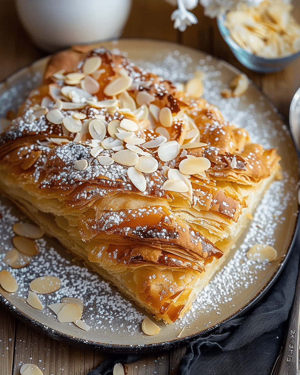 Flaky Sweet Almond Pastry